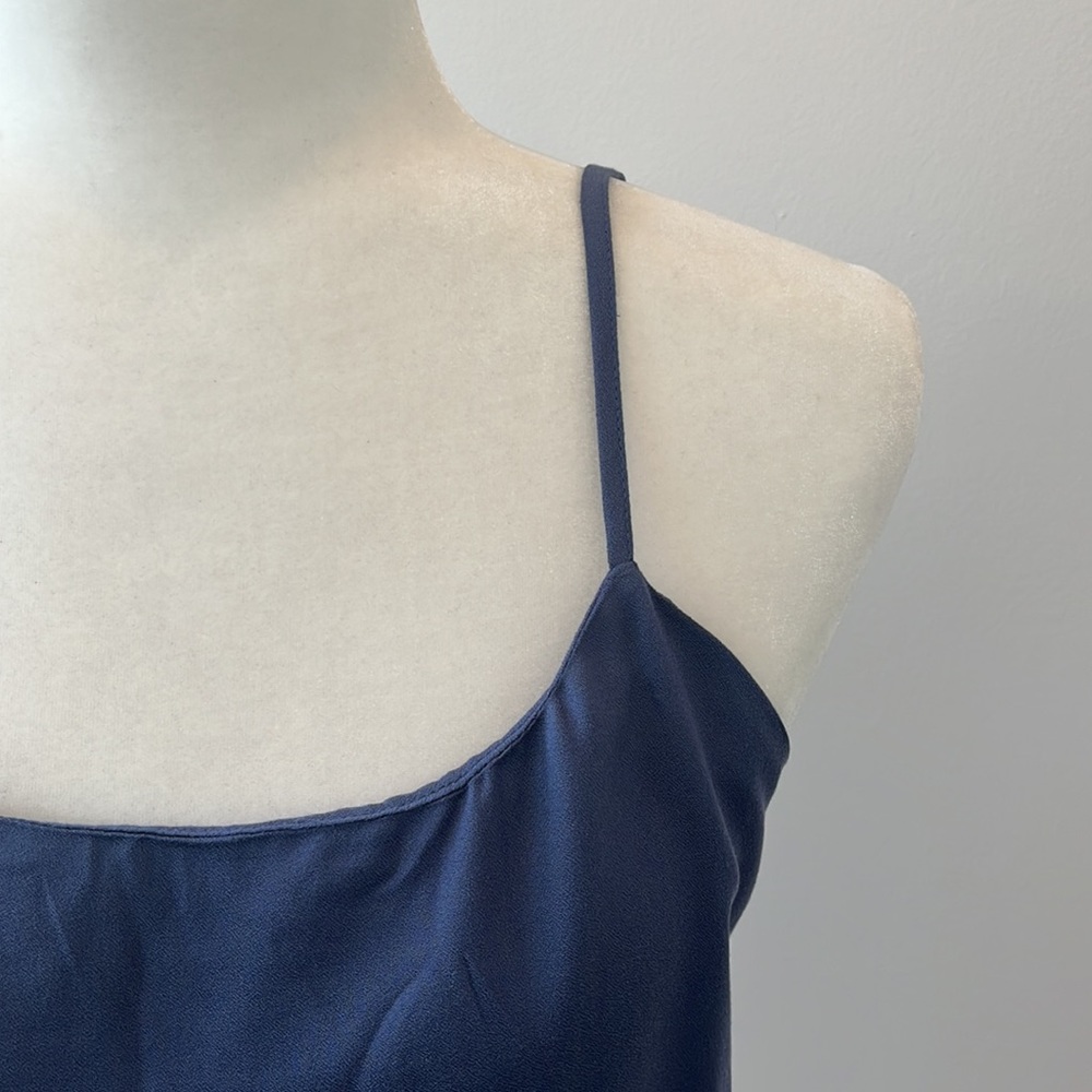 New Style Rack Navy Blue Tank Top - Picture 2 of 3
